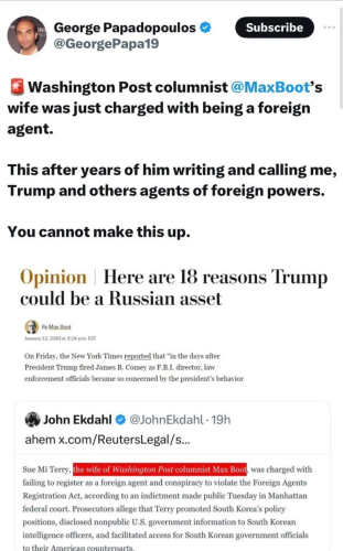 Max Boot foreign agent