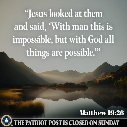 FAITH - Matthew 19.26