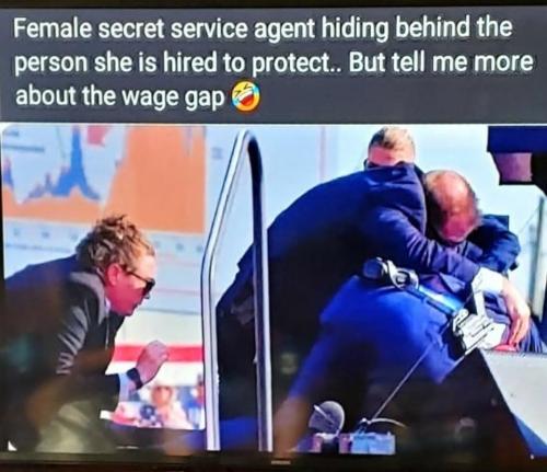 DEI hire hiding behind the person she is supposed to protect.960px