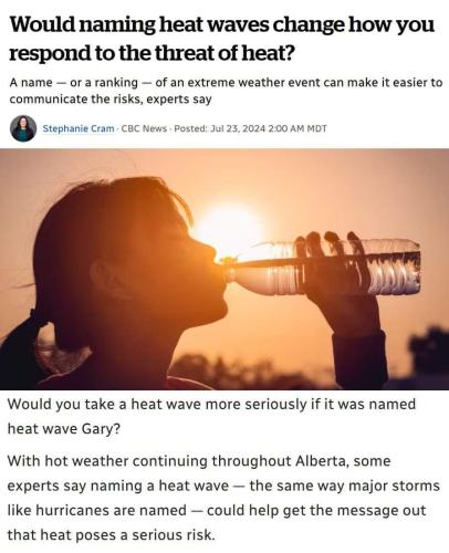 renaming heat waves