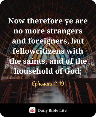 FAITH - Ephesians 2.19