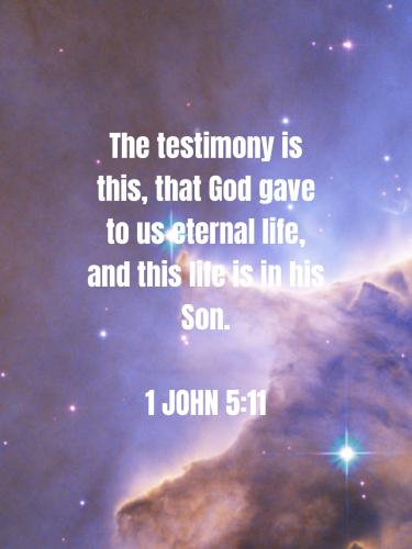FAITH - 1 John 5.11