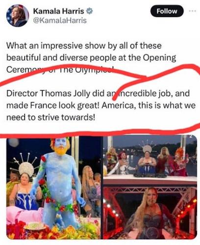 Kamala Harris loved the drag olympics