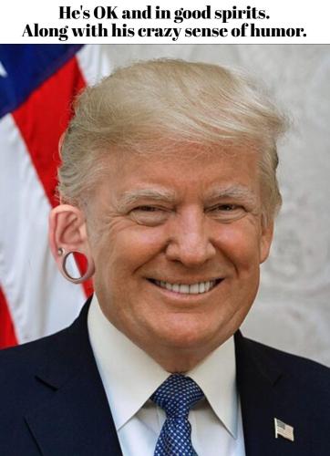 He's OK and he's in good spirits.960px