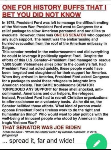 JOE BIDEN AFTGHABNISTAN OF 1975