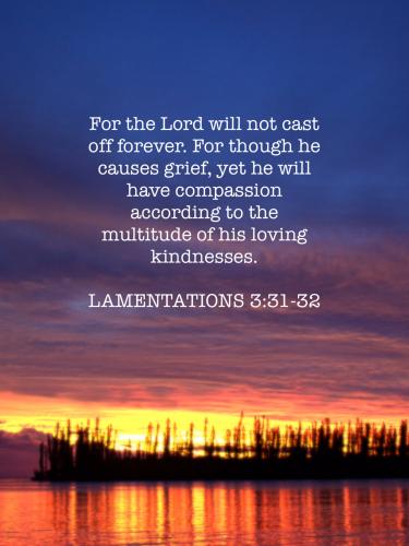 FAITH - Lamentations 3.31-32