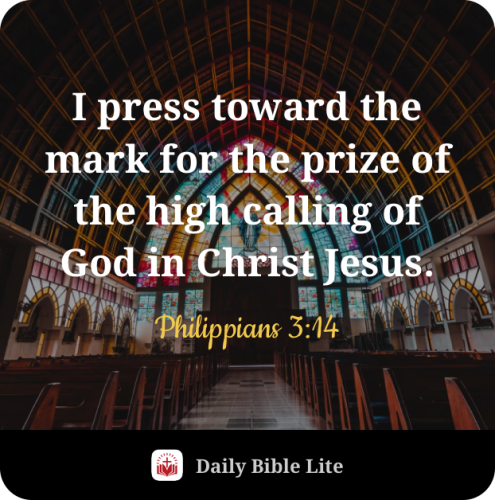 FAITH - Philippians 3.14