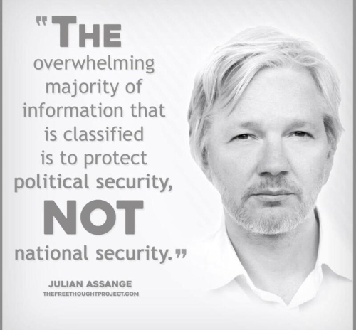 Assange on security