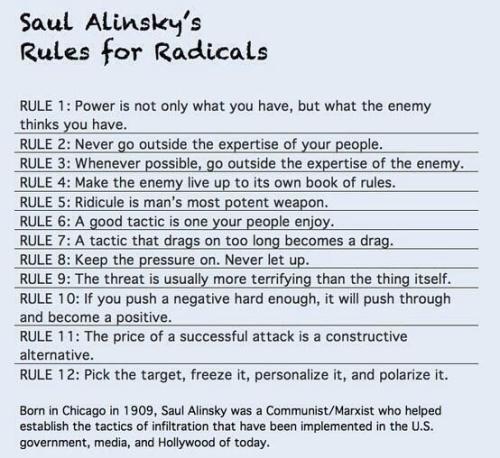 Saul Alinsky #8 rules-for-radicals-hypocrite