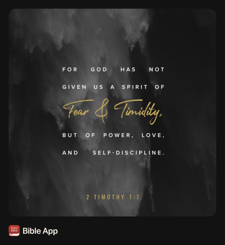 FAITH - 2 Timothy 1.7