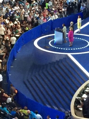 dnc podium wall