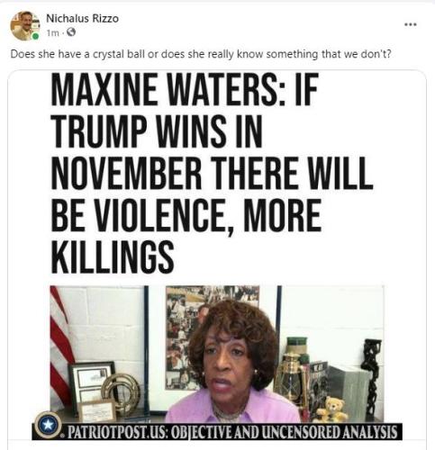 maxine waters