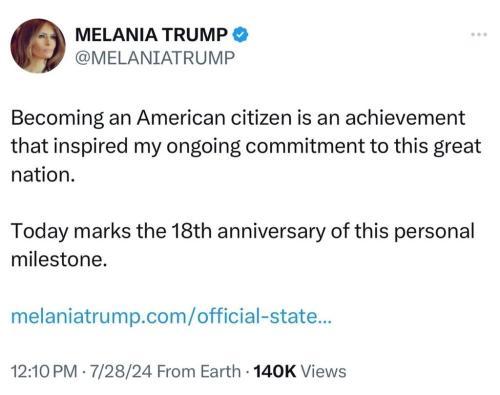 Melania citizen