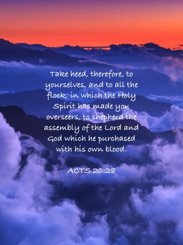 FAITH - Acts 20.28