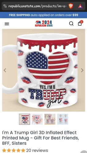 I'm a TRUMP GIRL MUG