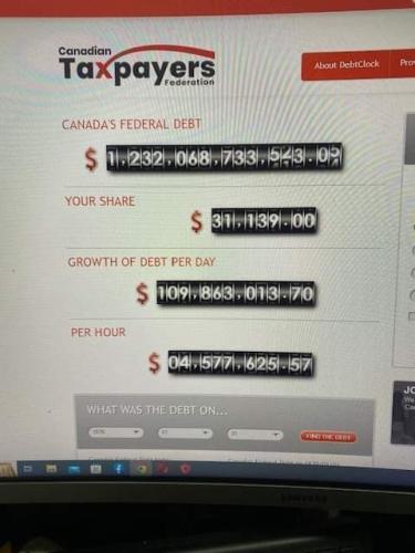 taxpaer debt