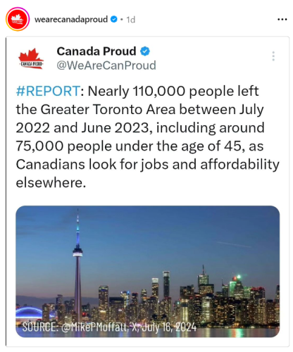 leave Toronto