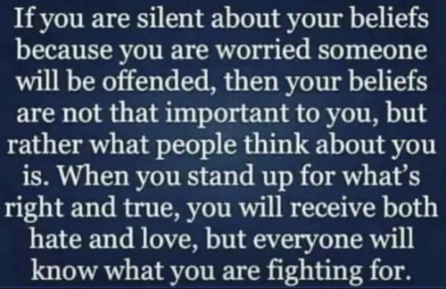 silent about