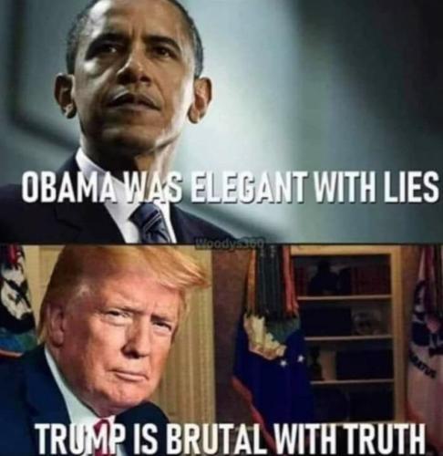 Obnama Trump truth lies