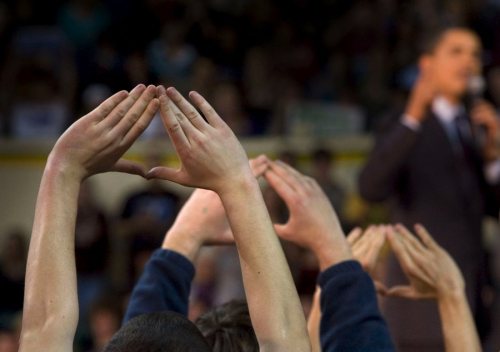 Obama satanic triangle