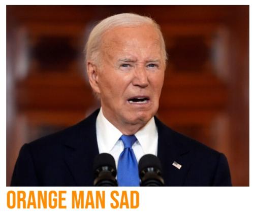 Orange Man Sad