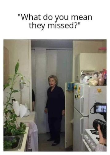 hilary trump shooting missed