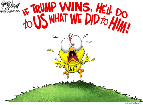 Trump vs left