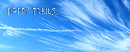 HAPPY TRAILS BANNER