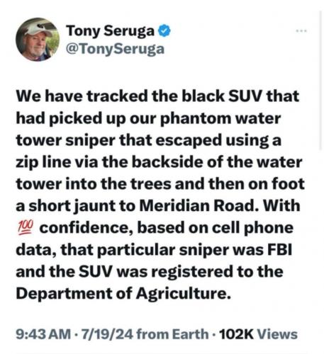 FBI sniper on water tower