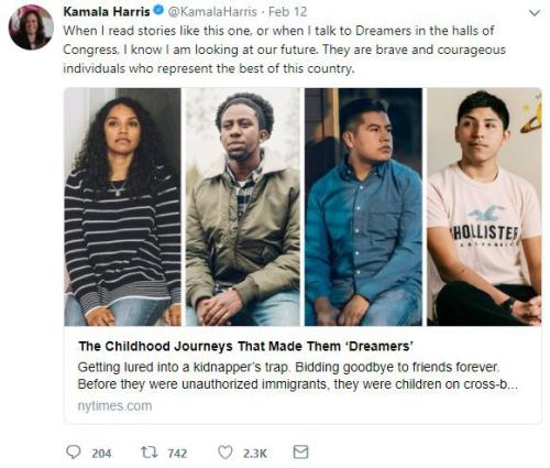 kamala harris dreamers