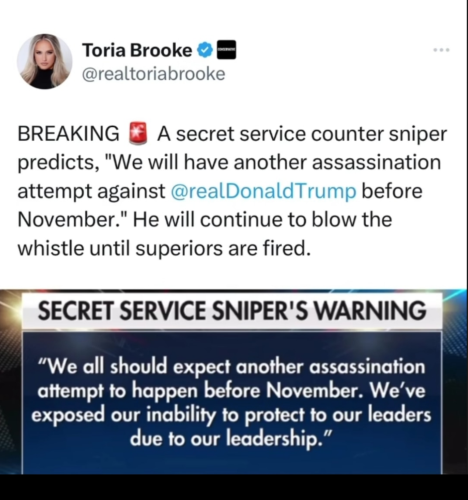 countersniper predicts another attempt against trump