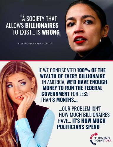 aoc billionares are the problem