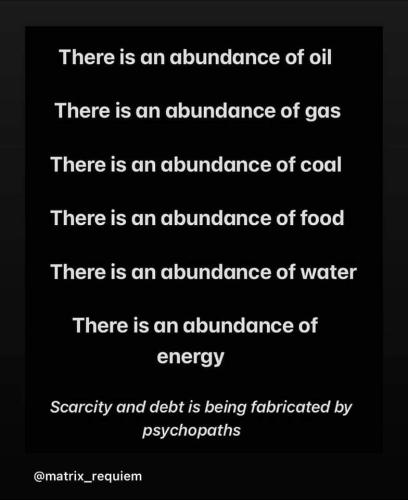 there is an abundance