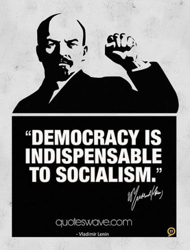 lenin Democracy-is-indispensable-to