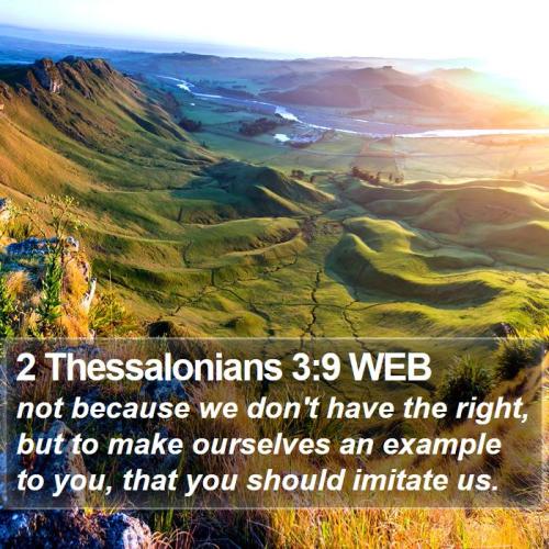 2 Thessalonians 3_9