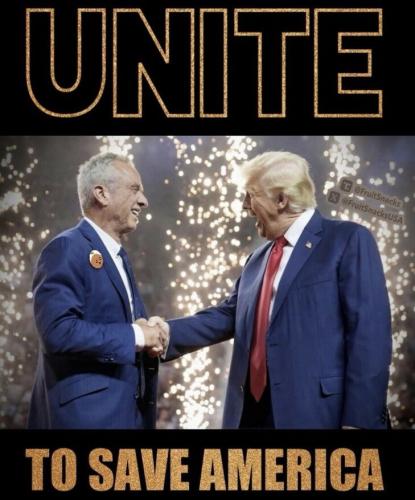 Unite to save America Trump Kennedy