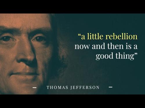 thomas jefferson a little rebellion