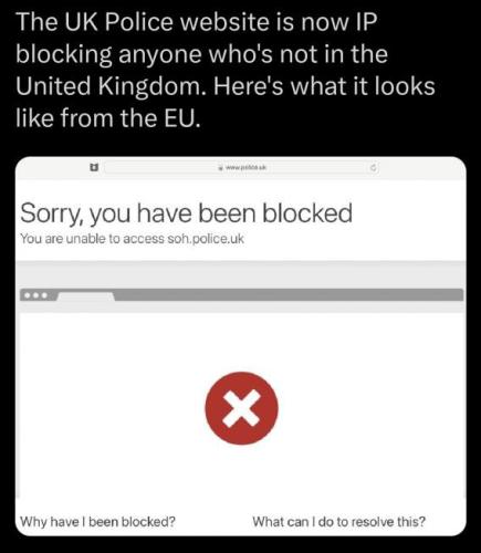 UK Police is now blocking IP addresses