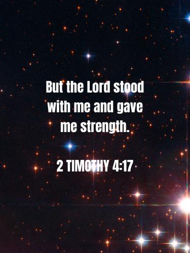 FAITH - 2 Timothy 4.17