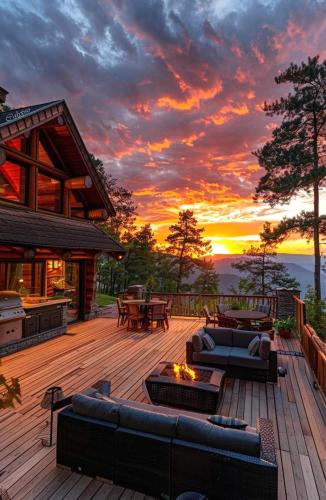 Mountaintop cabin home
