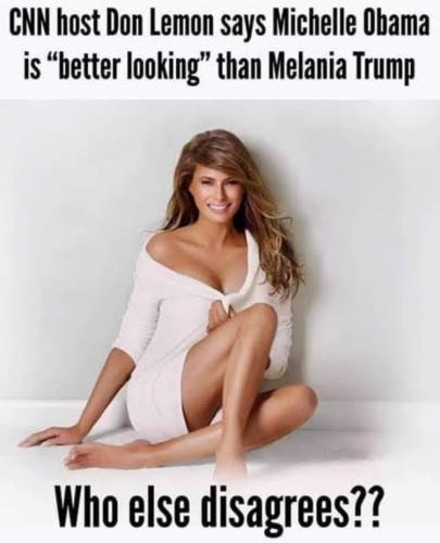 Don Lemon must be GAY. Michelle Obama is a tranny.960px