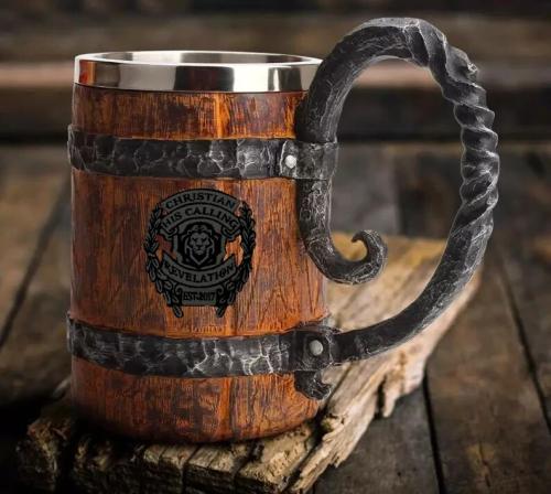 viking mug with branded logo