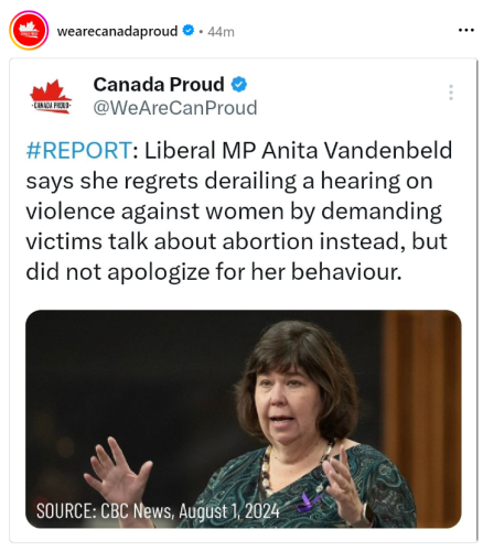 no apology