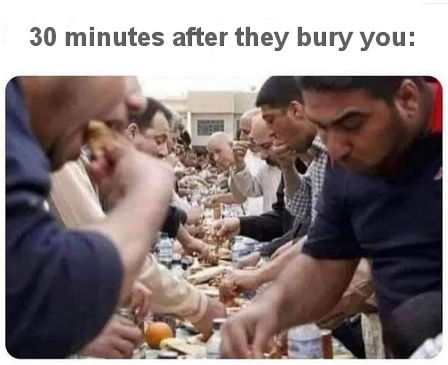 30 minutes after they bury you