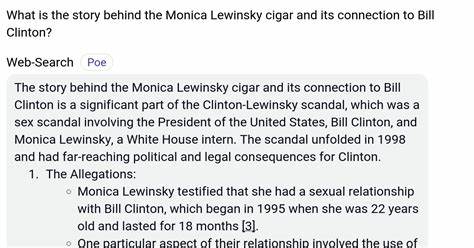 BILL CLINTON CIGAR 2