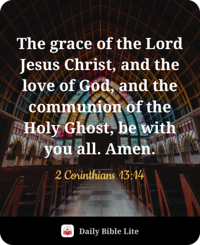 FAITH - 2 Corinthians 13.14