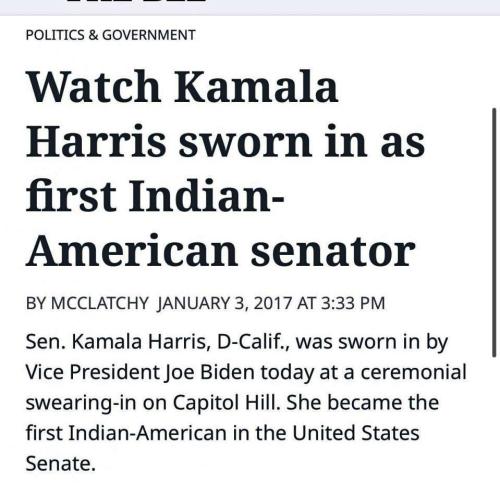 kamala sworn in