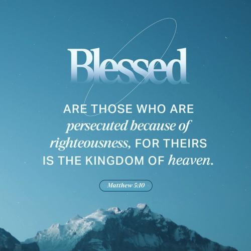Blessed persecuted
