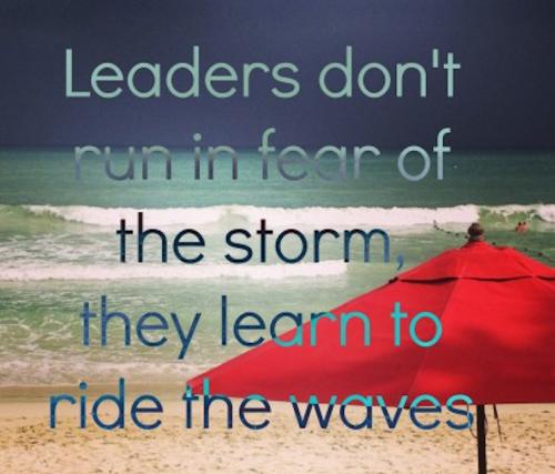 1-Leaders Ride the Waves