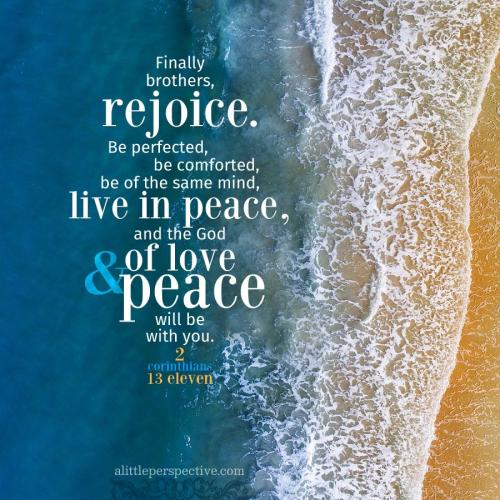 FAITH - 2 Corinthians 13.11